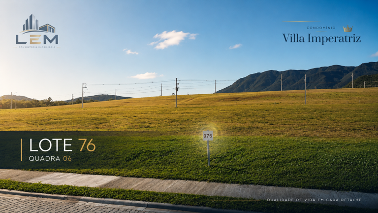 Lote Exclusivo de 914m² no Condomínio Villa da Imperatriz
