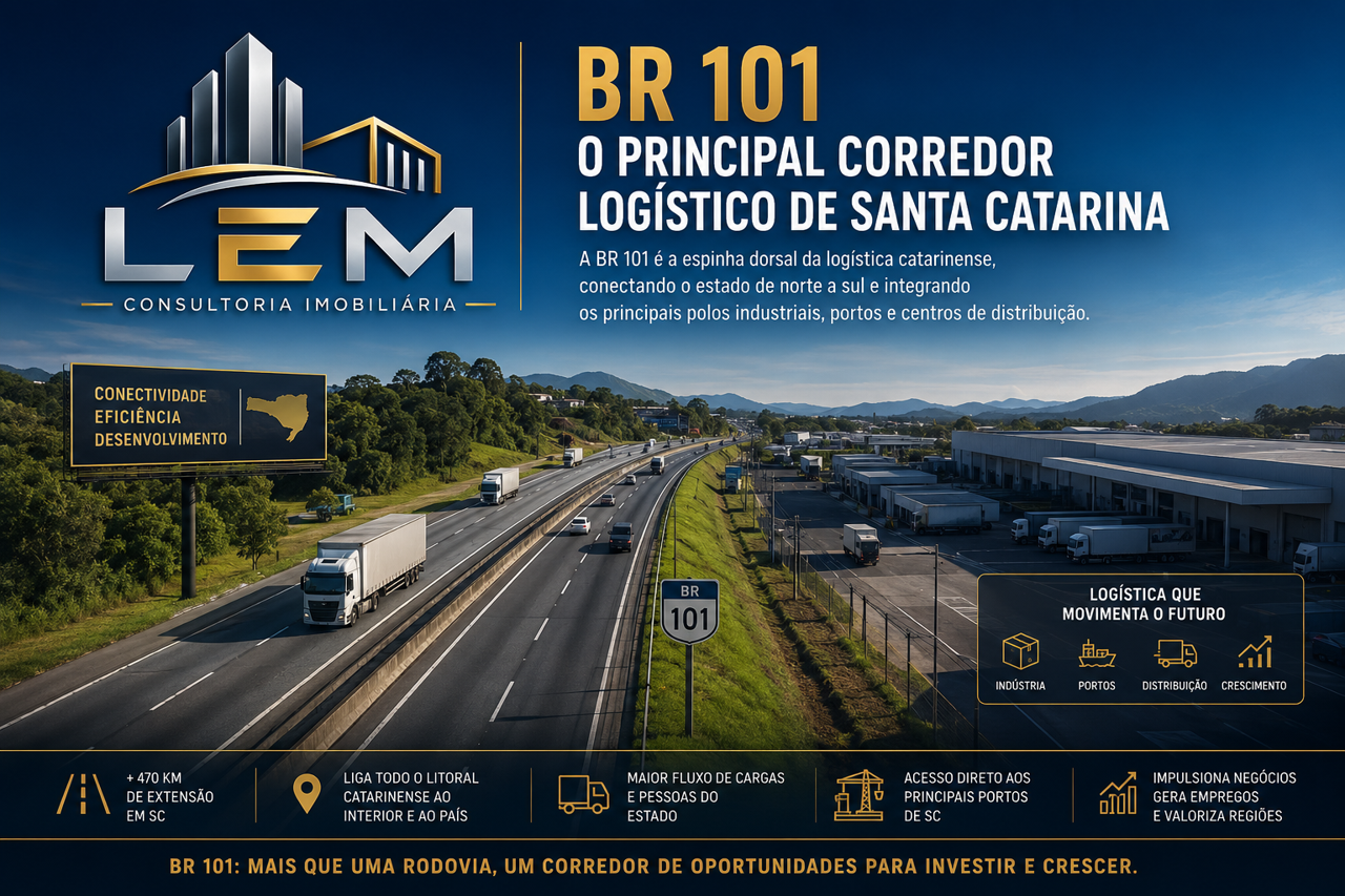 BR-101: O Corredor Logístico que Move a Economia de Santa Catarina