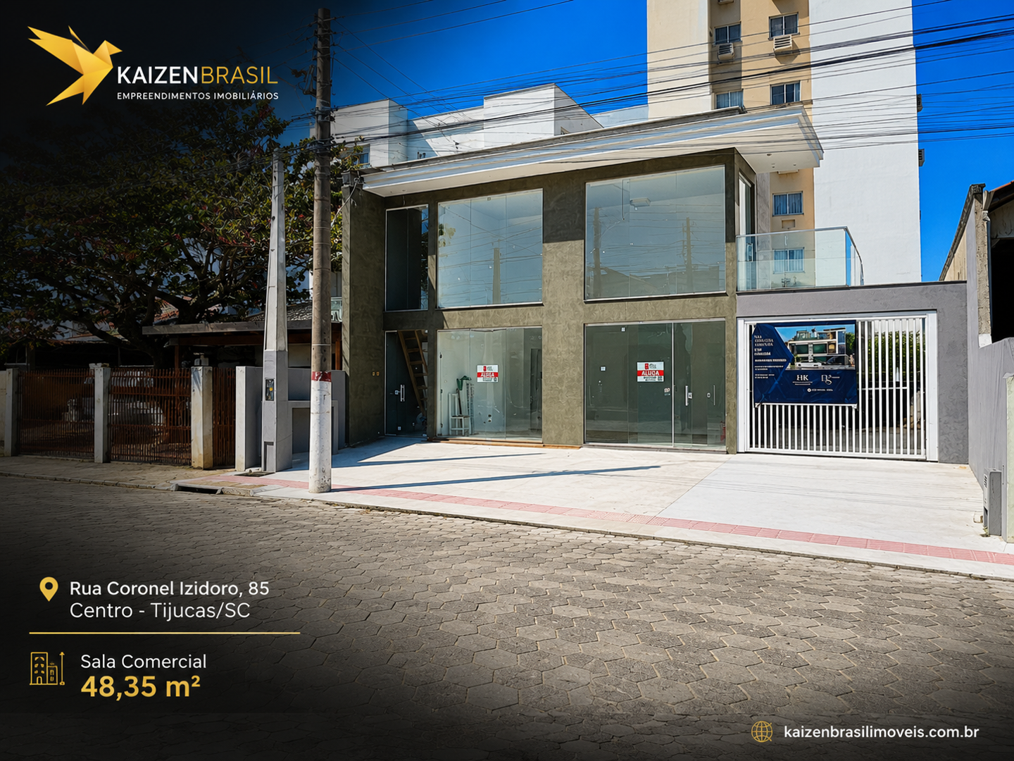 Sala Comercial com Amplo Terreno e Projeto Aprovado no Centro de Tijucas